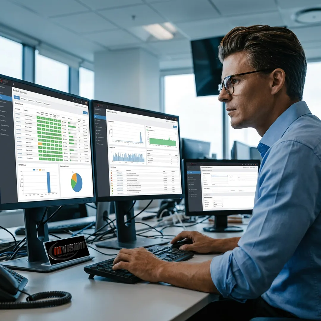 IT technician supporting business network systems