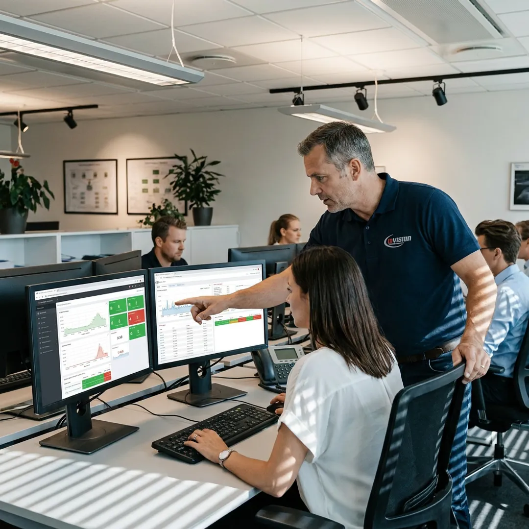 IT support technician assisting business users