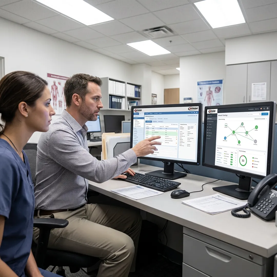 Healthcare IT consultant supporting a medical office