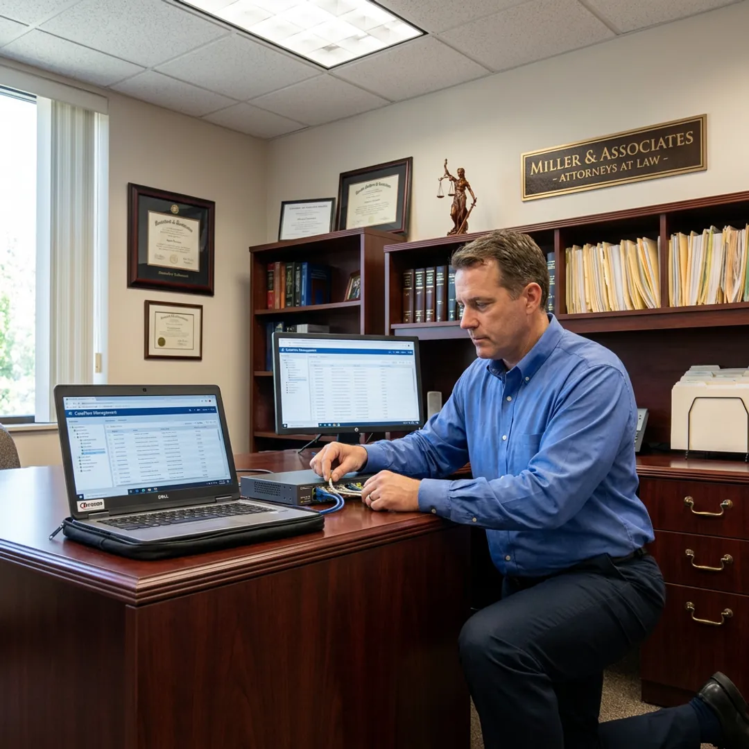Managed IT support for a law firm office
