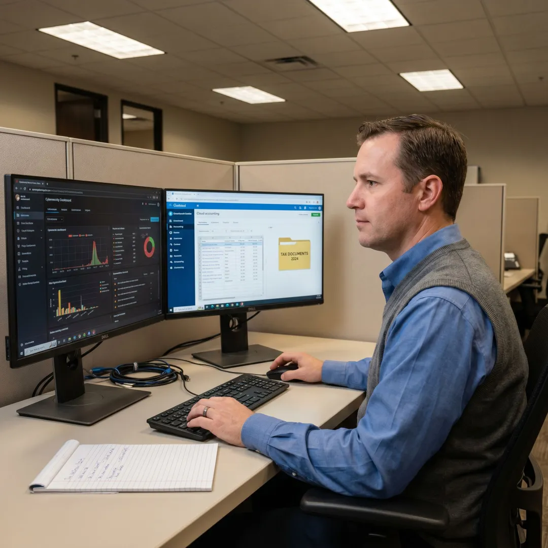 Secure IT support for tax firm cloud systems