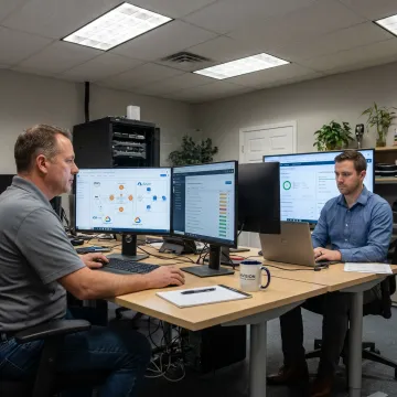 IT team planning cloud security integration