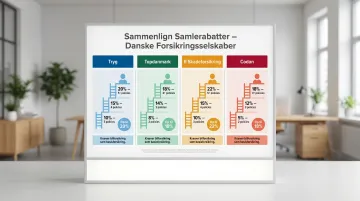 Danish insurer bundling discount tiers comparison chart Tryg Topdanmark If Codan