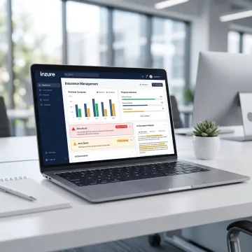 Insurance policy monitoring dashboard