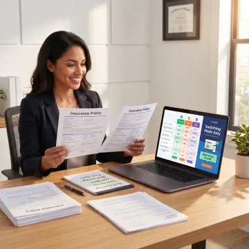 Customer reviewing insurance switch options online