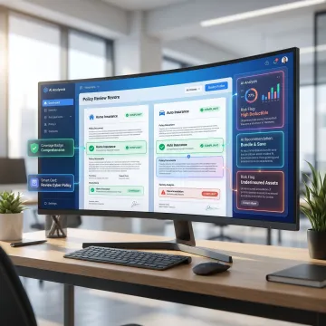 Insurance policy gap analysis dashboard