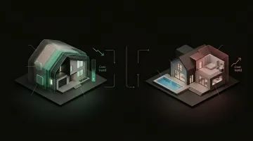 Danish home rebuild cost valuation types nyværdi dagsværdi comparison infographic