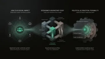 Five-step policy analysis framework from problem definition to implementation monitoring