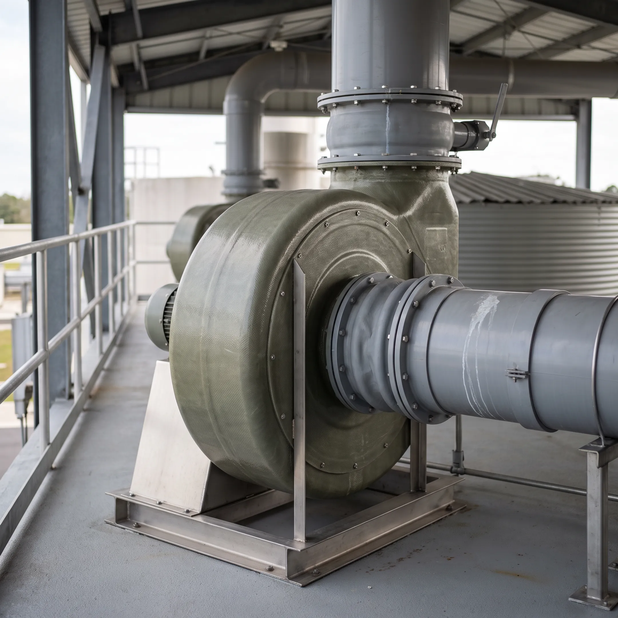 Wastewater treatment ventilation