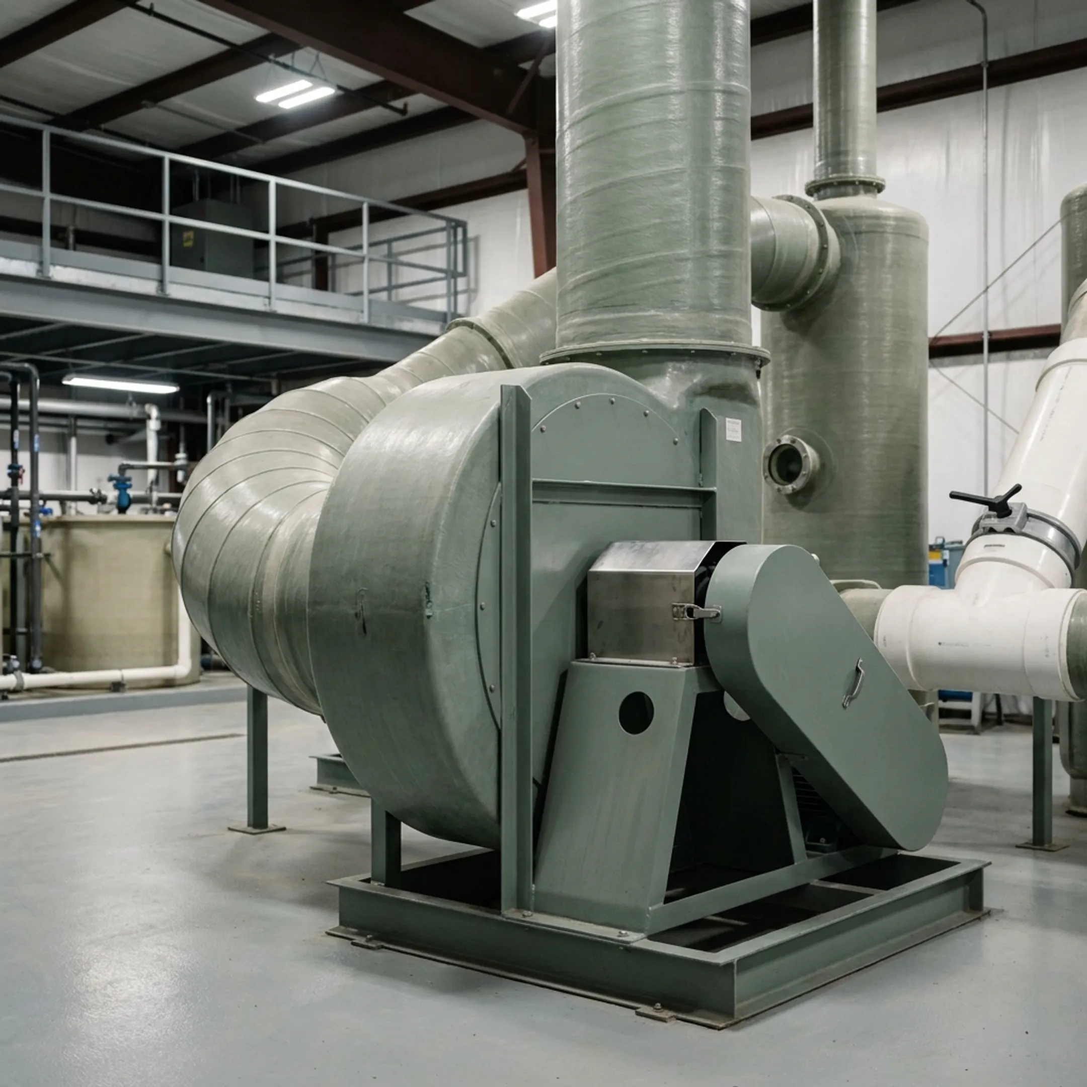 Wastewater treatment ventilation