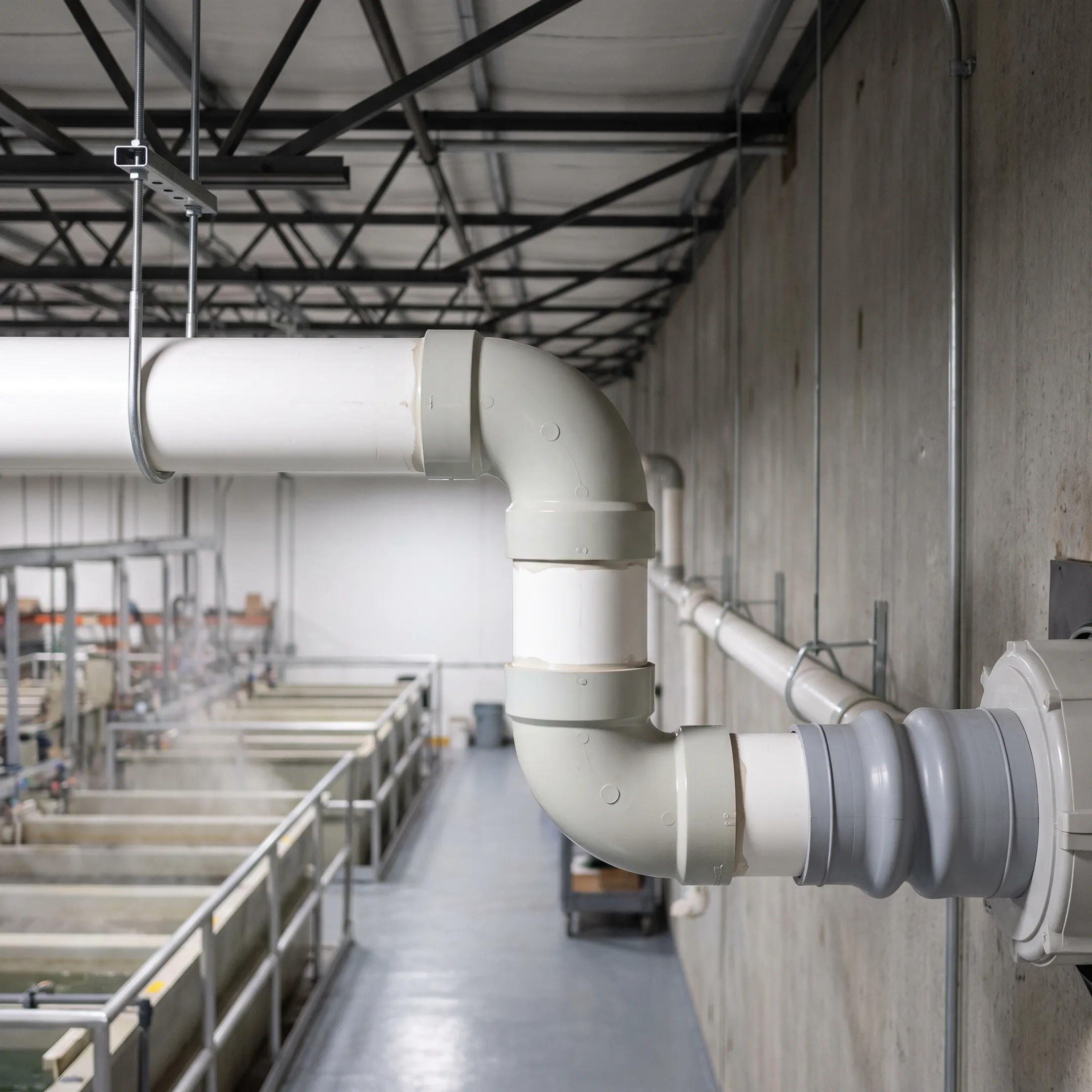 Chemical processing and plating plant ventilation