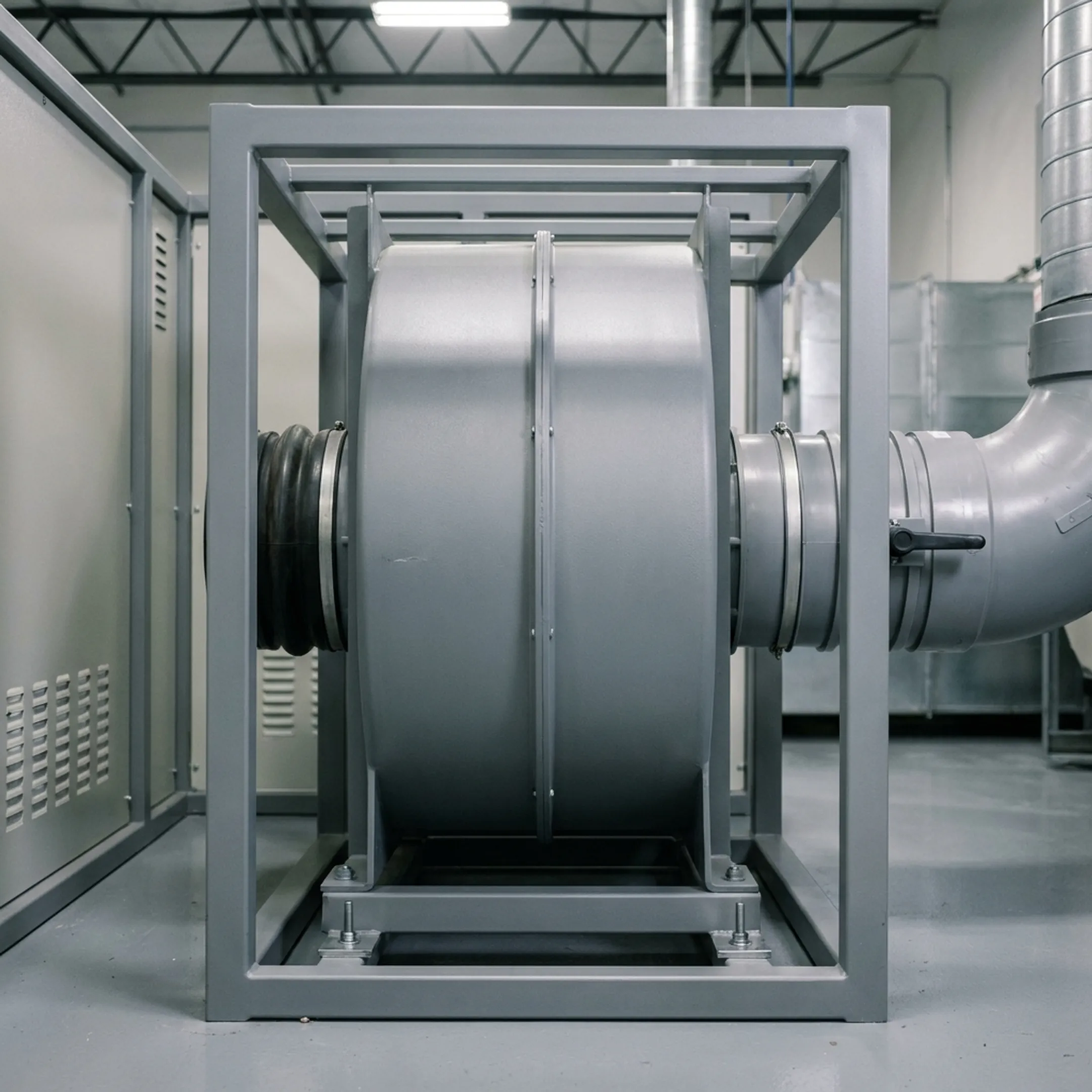 Spark-sensitive application exhaust fan