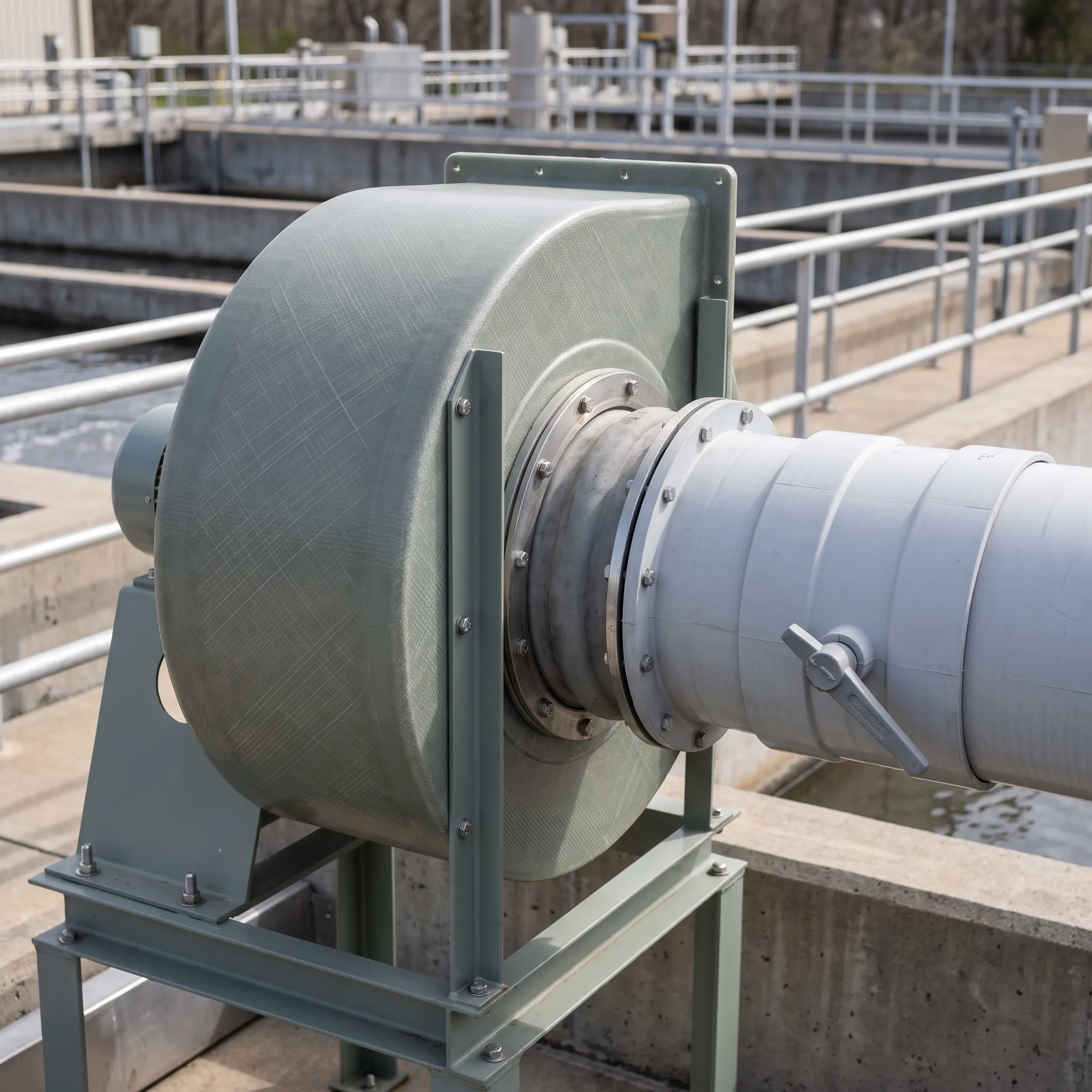 Wastewater treatment ventilation