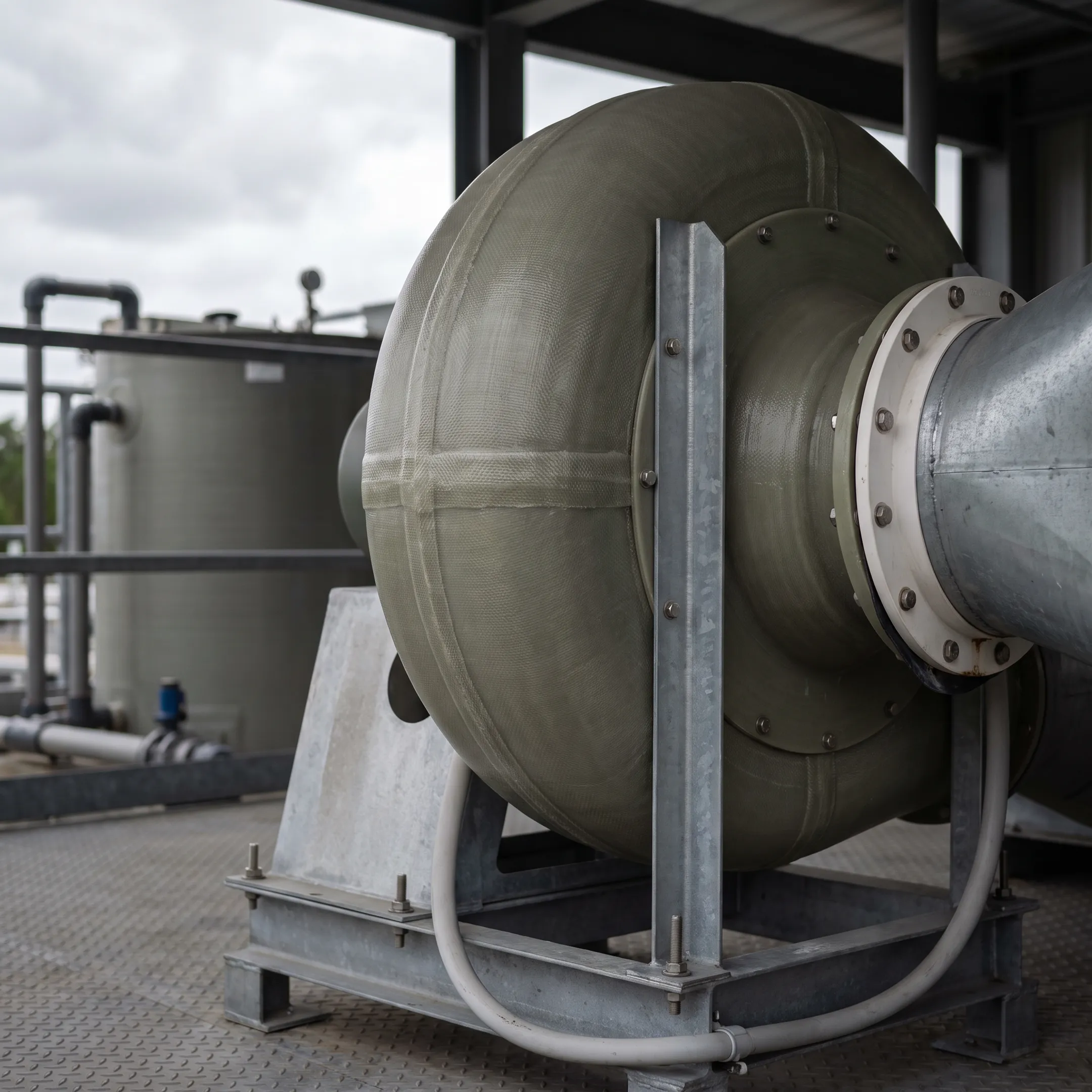 Wastewater treatment ventilation
