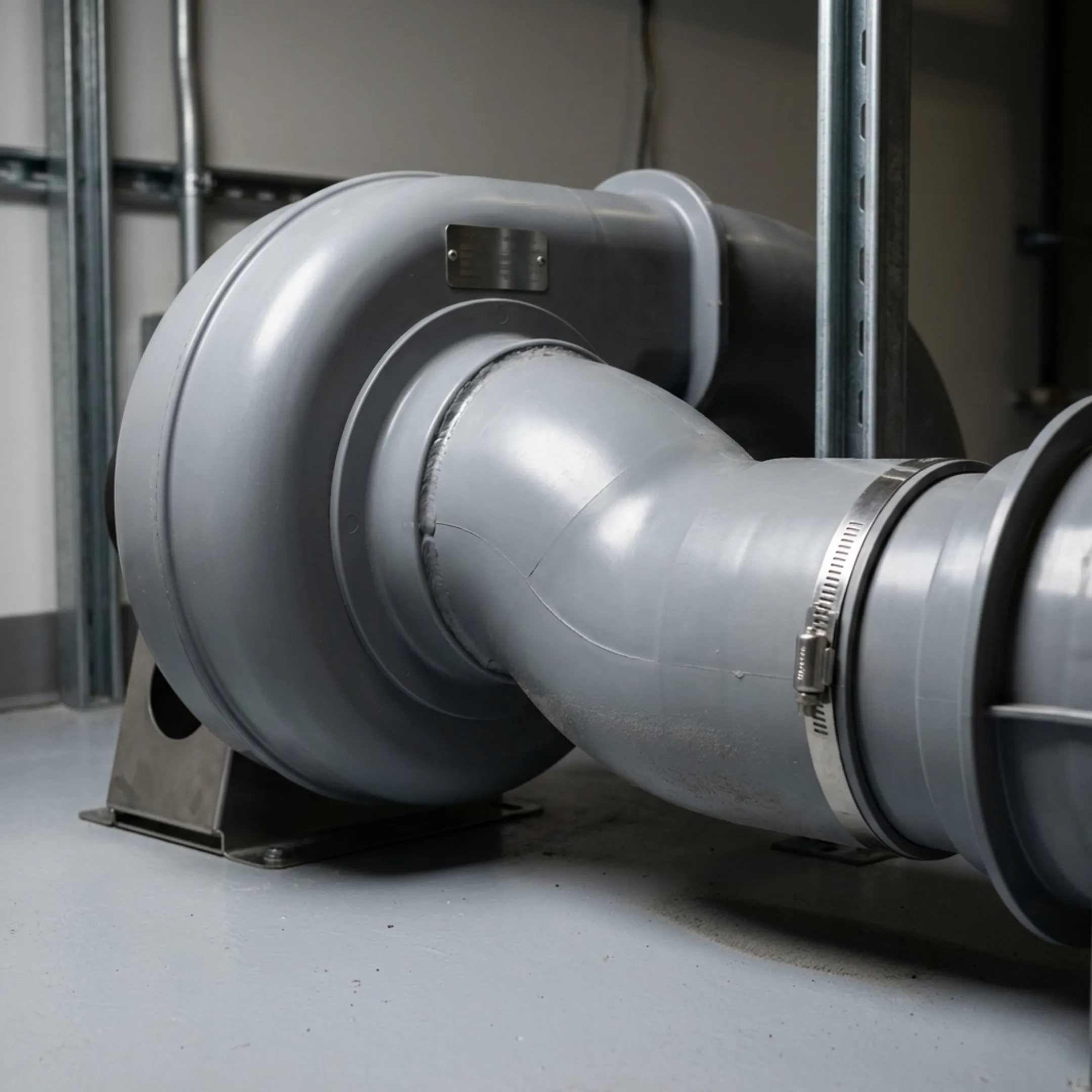 Plastic fan installation