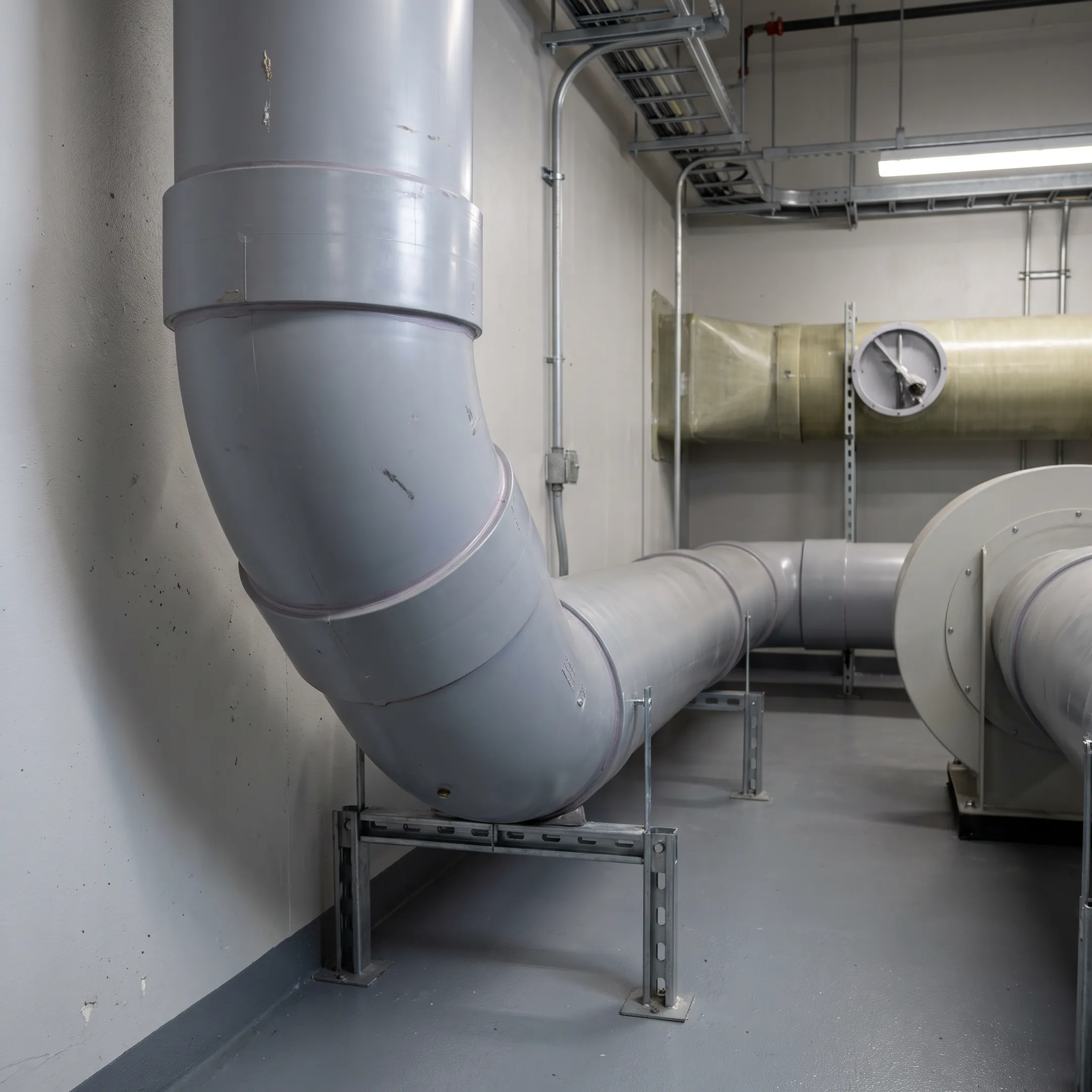 Industrial ventilation ductwork