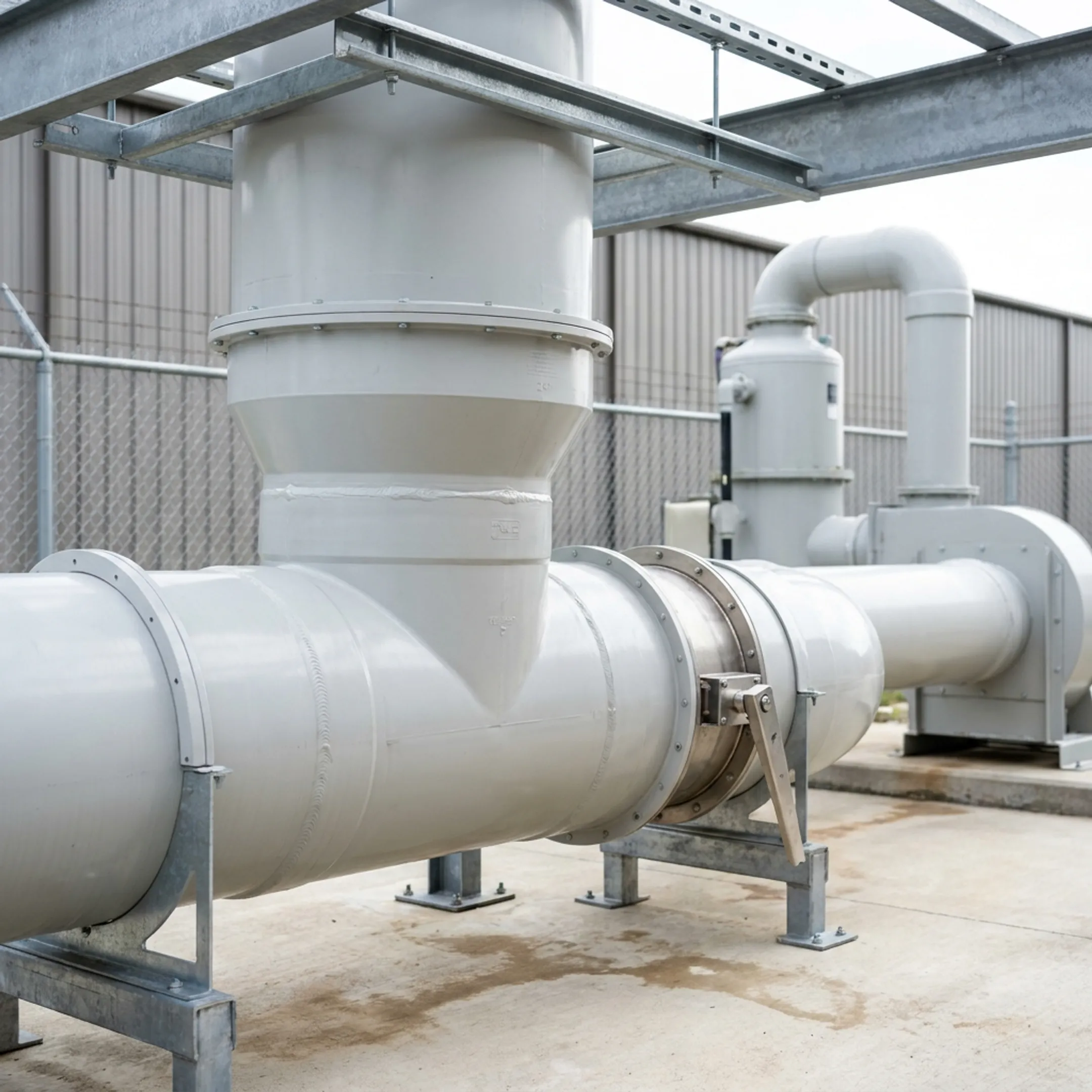 Wastewater treatment facility ventilation
