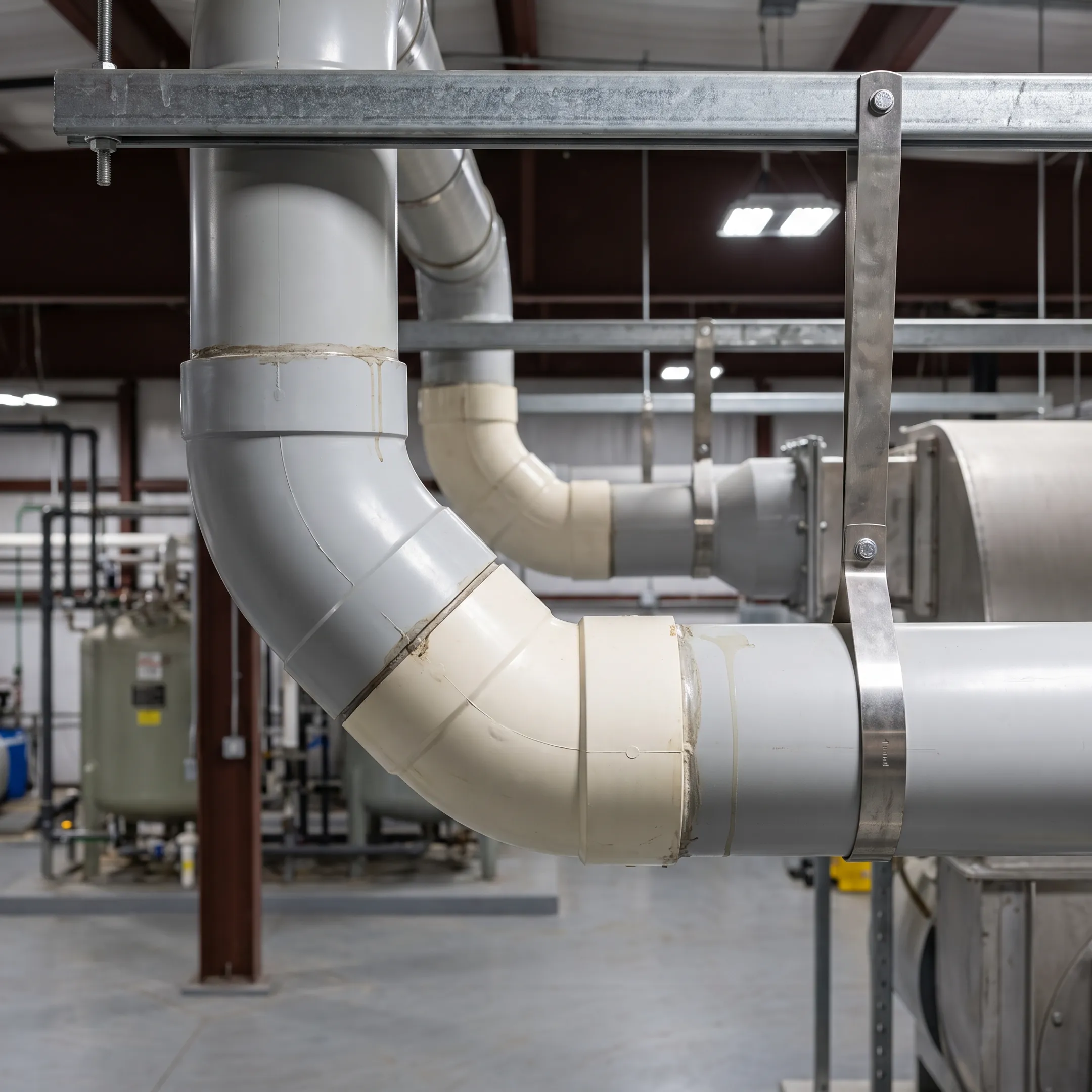 Chemical processing and plating plant ventilation