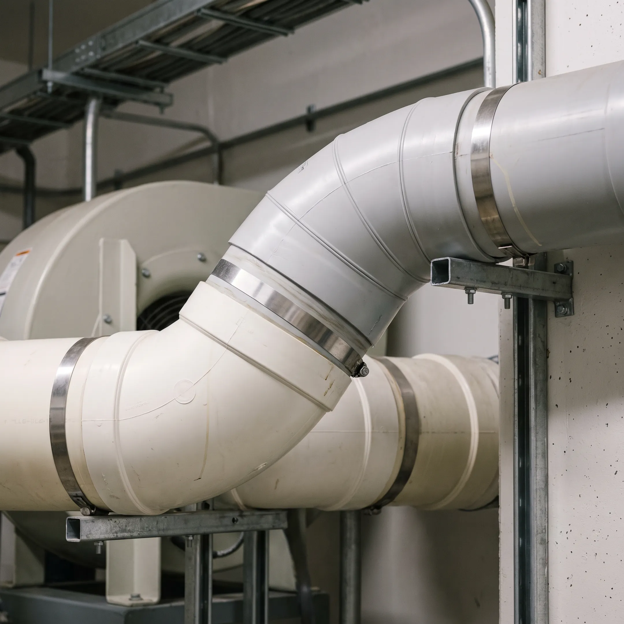 Industrial ventilation ductwork