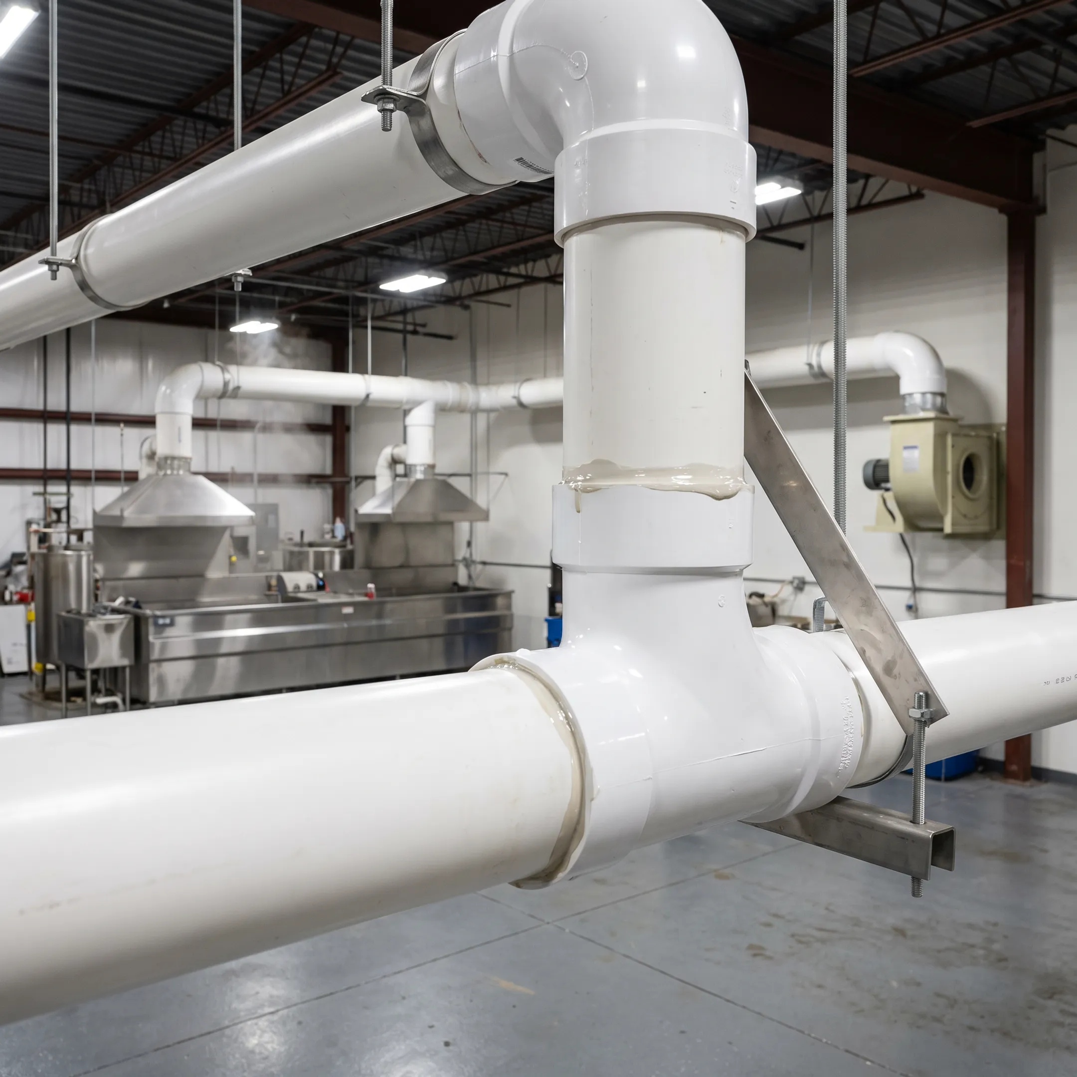 Chemical processing and plating plant ventilation