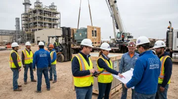 IPS turnkey project team coordinating multi-trade industrial plant relocation on-site