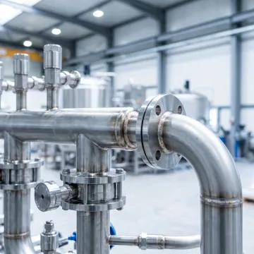 Fabricated stainless steel piping and equipment