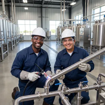 Sanitary Piping Installation Services in Texas