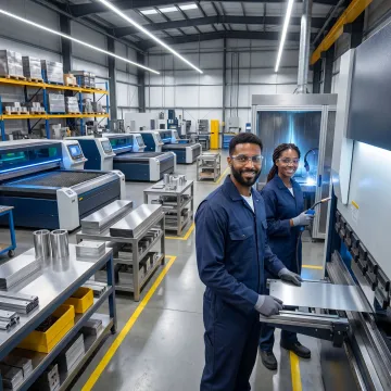 Sheet Metal Fabrication Services — CNC Machine Shop