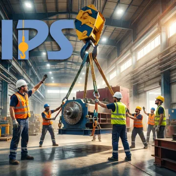 Industrial machinery relocation inside a plant