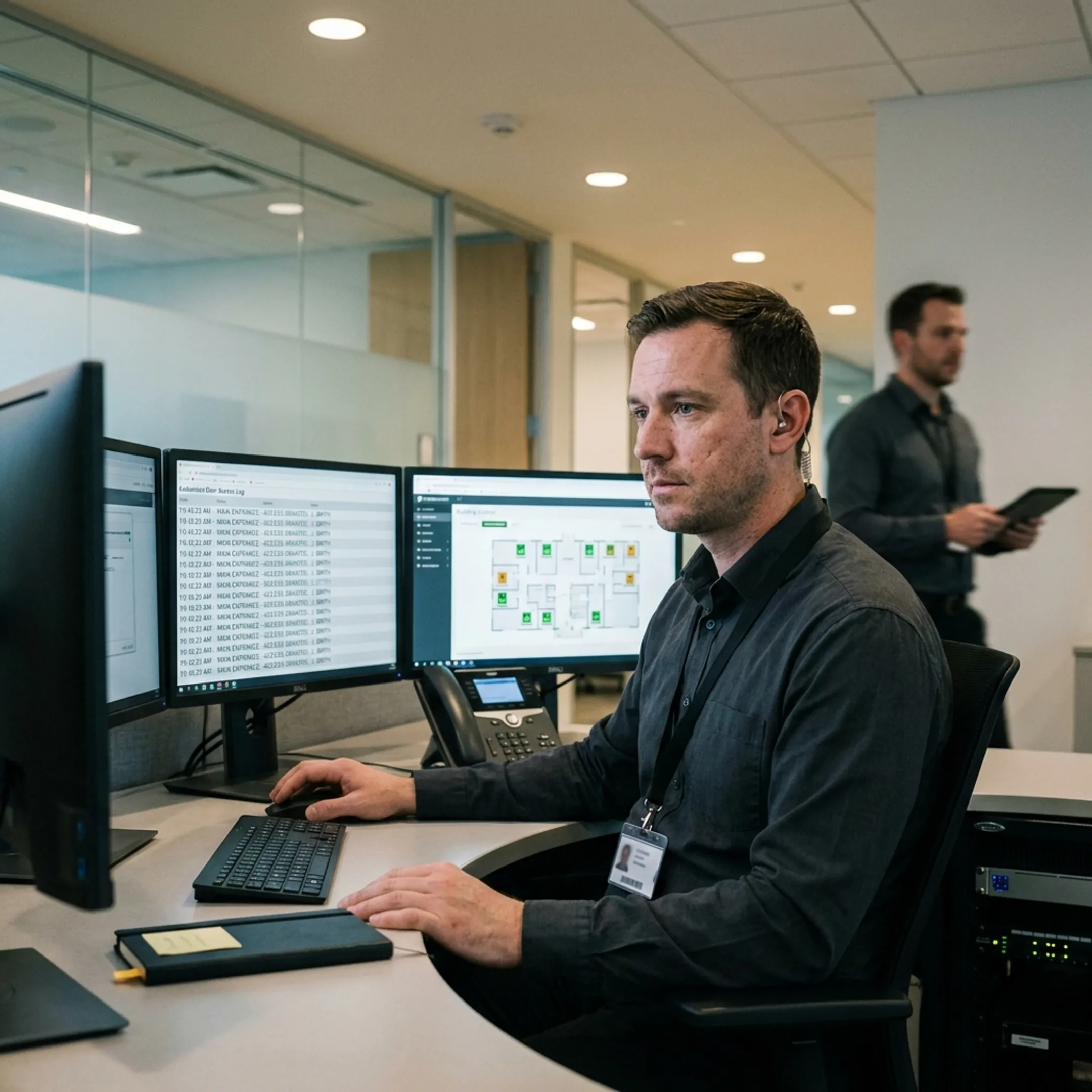 Facility manager using automated access control management software