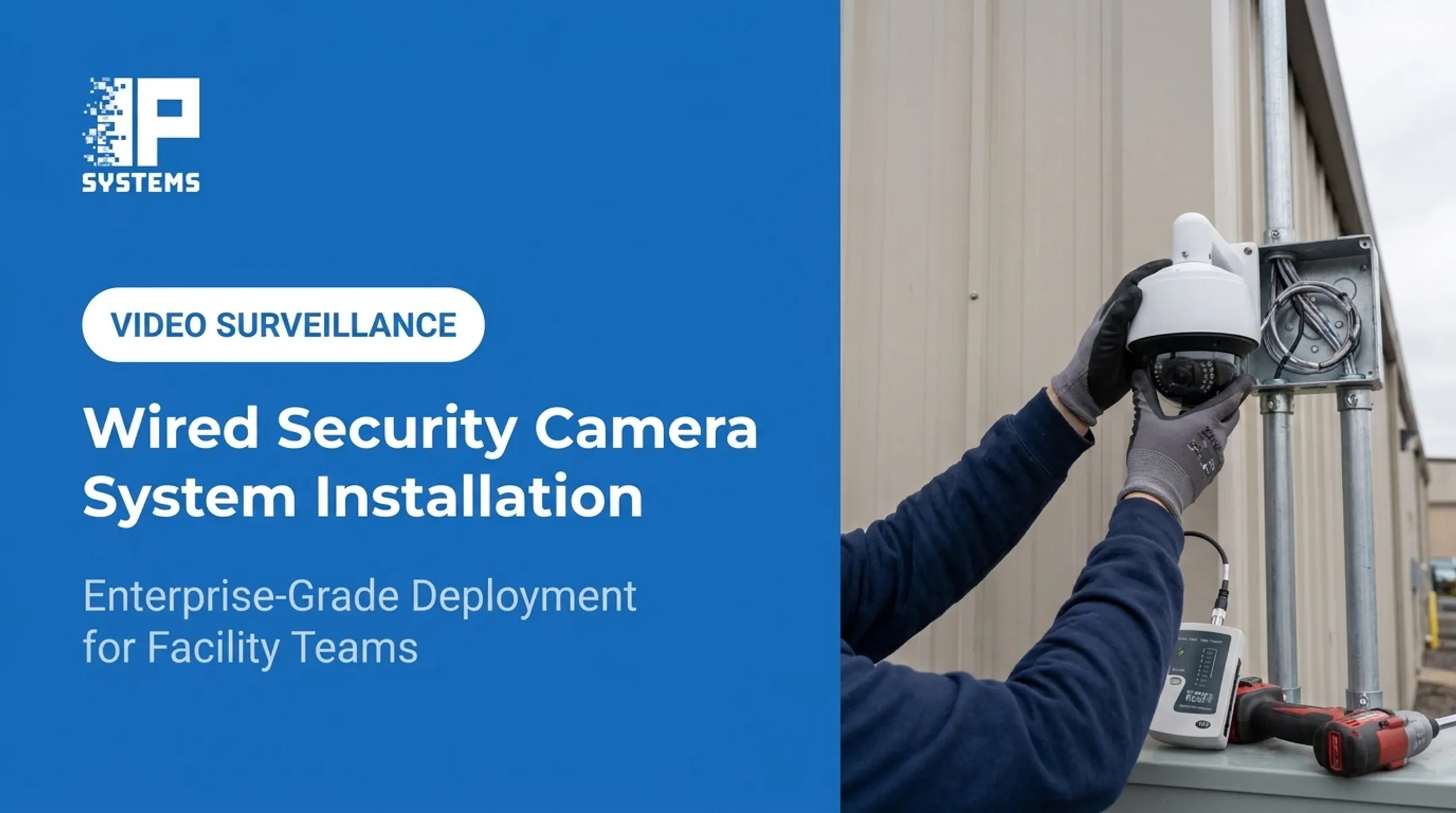 Wired Security Camera System Installation