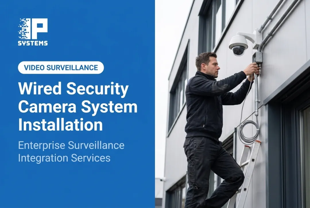 Wired Security Camera System Installation