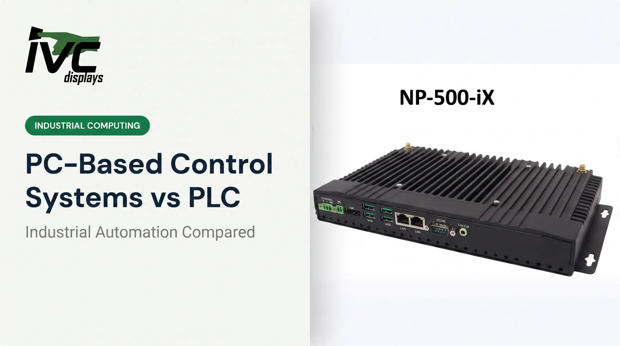 PC-Based Control Systems vs PLC