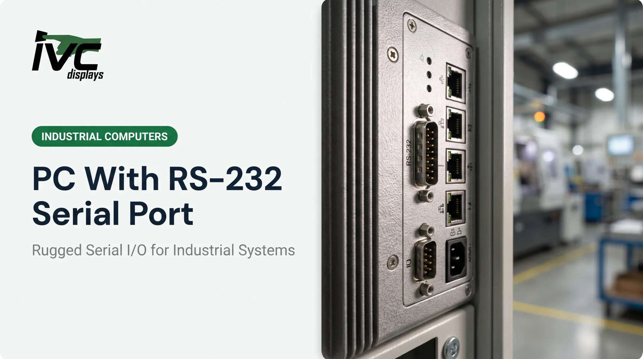 PC With RS-232 Serial Port