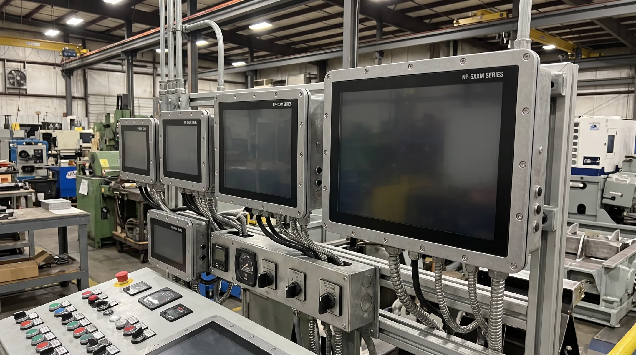IVC Displays NP-5XXM rugged industrial touch monitor series product lineup