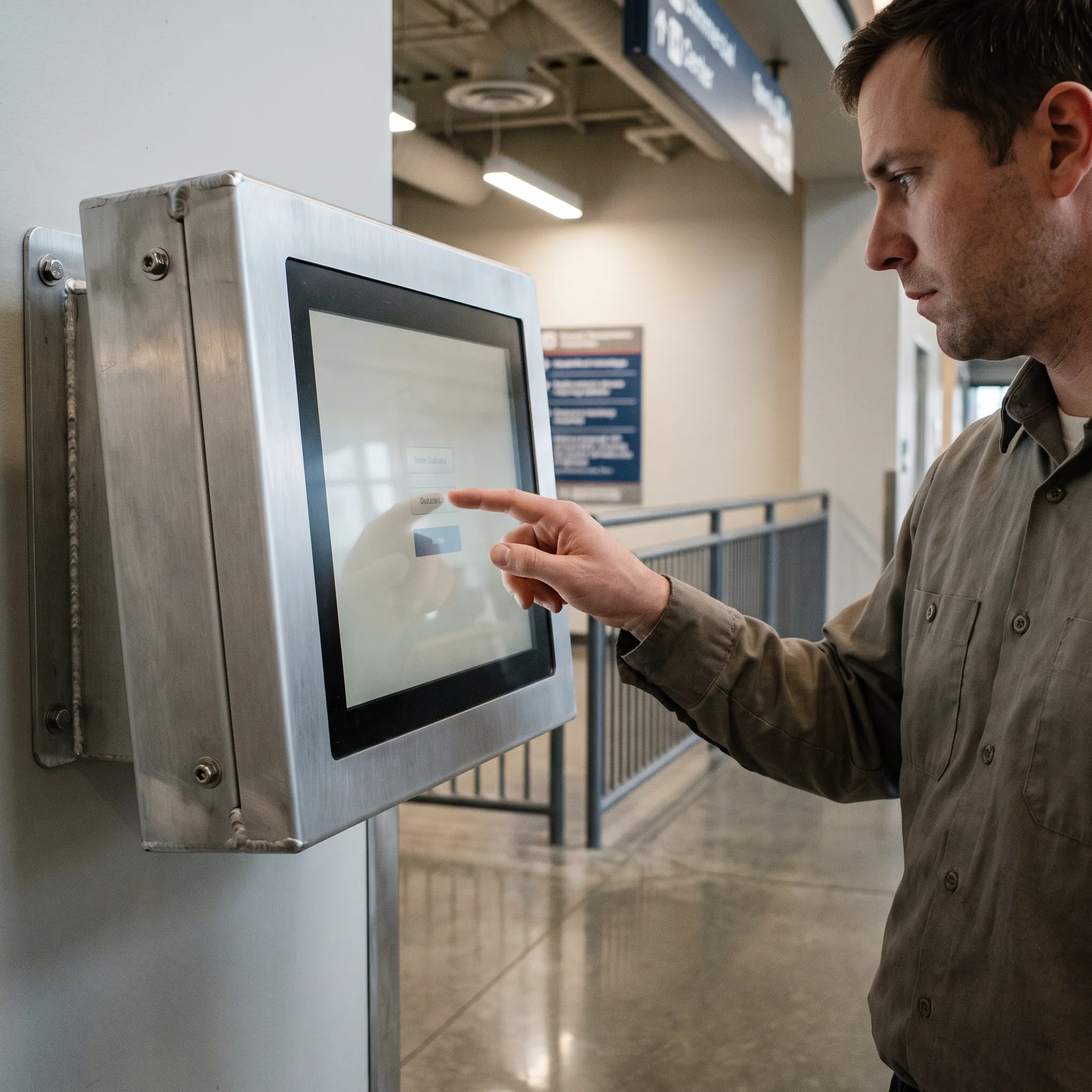 Self-Service Kiosk display