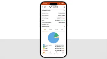 Wealth Monitor App dashboard consolidating mutual funds PMS and AIF holdings