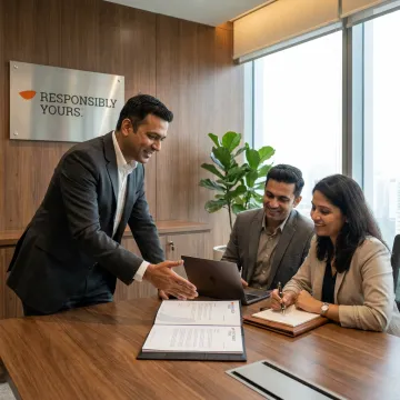 Advisor discussing investment and tax planning with clients