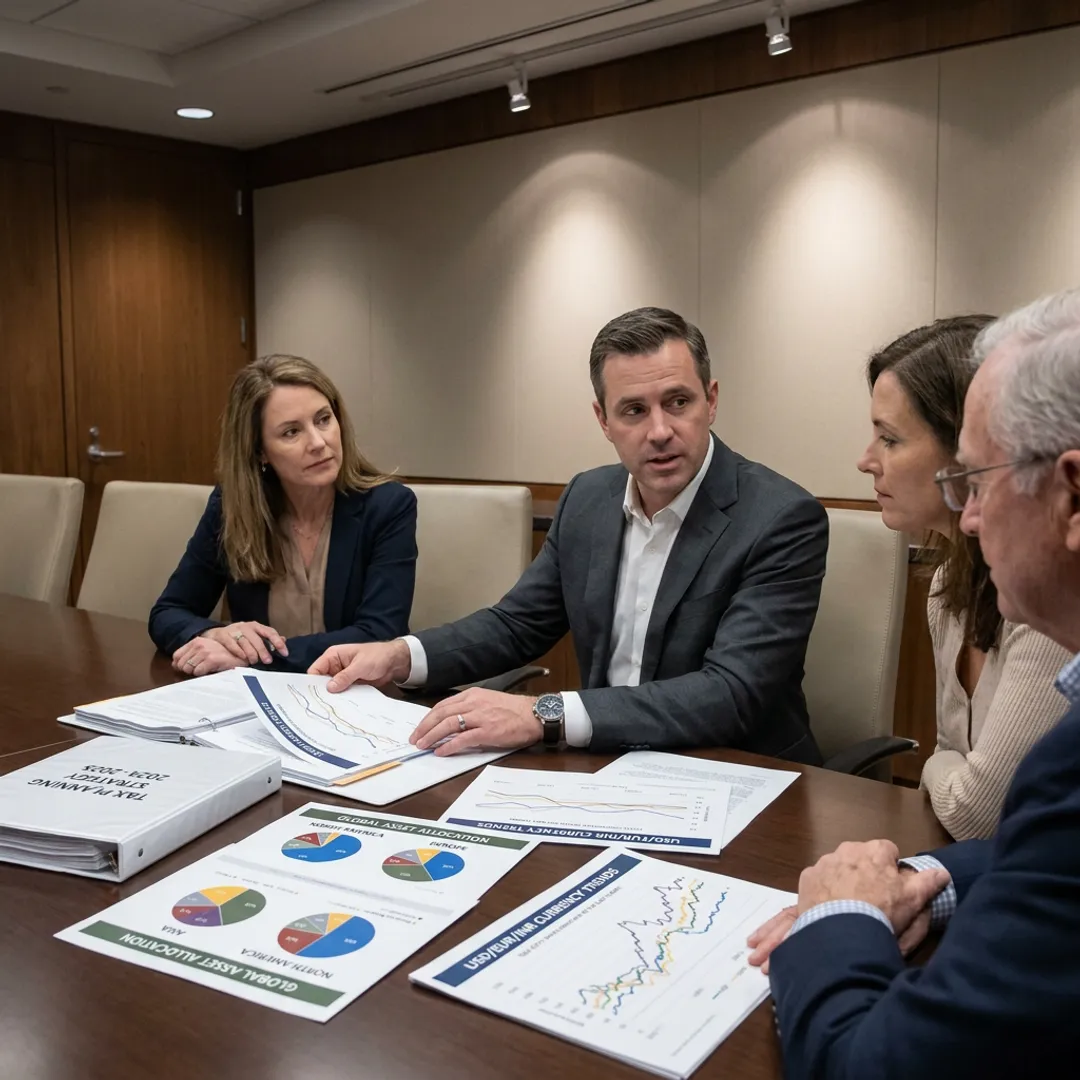 Cross-border portfolio planning session