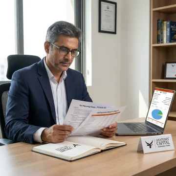 SEBI registered financial advisor analyzing an Indian investment portfolio