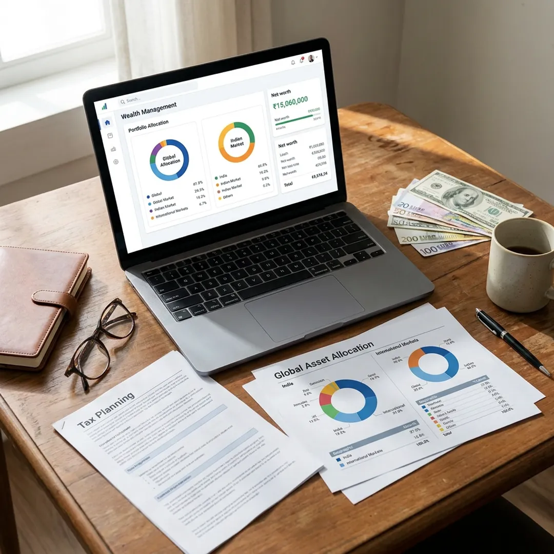 Global wealth planning documents and dashboard