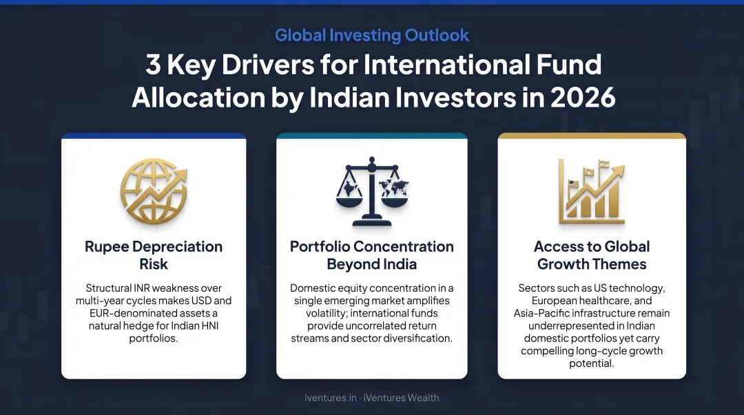 Three key 2026 drivers for international fund allocation by Indian investors