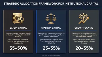 Three-bucket UHNI wealth structuring framework safety stability and growth allocation
