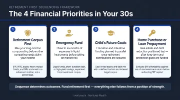 Four competing financial priorities in your 30s with retirement first sequencing framework