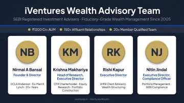 iVentures Wealth advisory team reviewing HNI financial plan and portfolio strategy