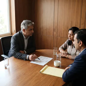 Advisor explaining estate planning process