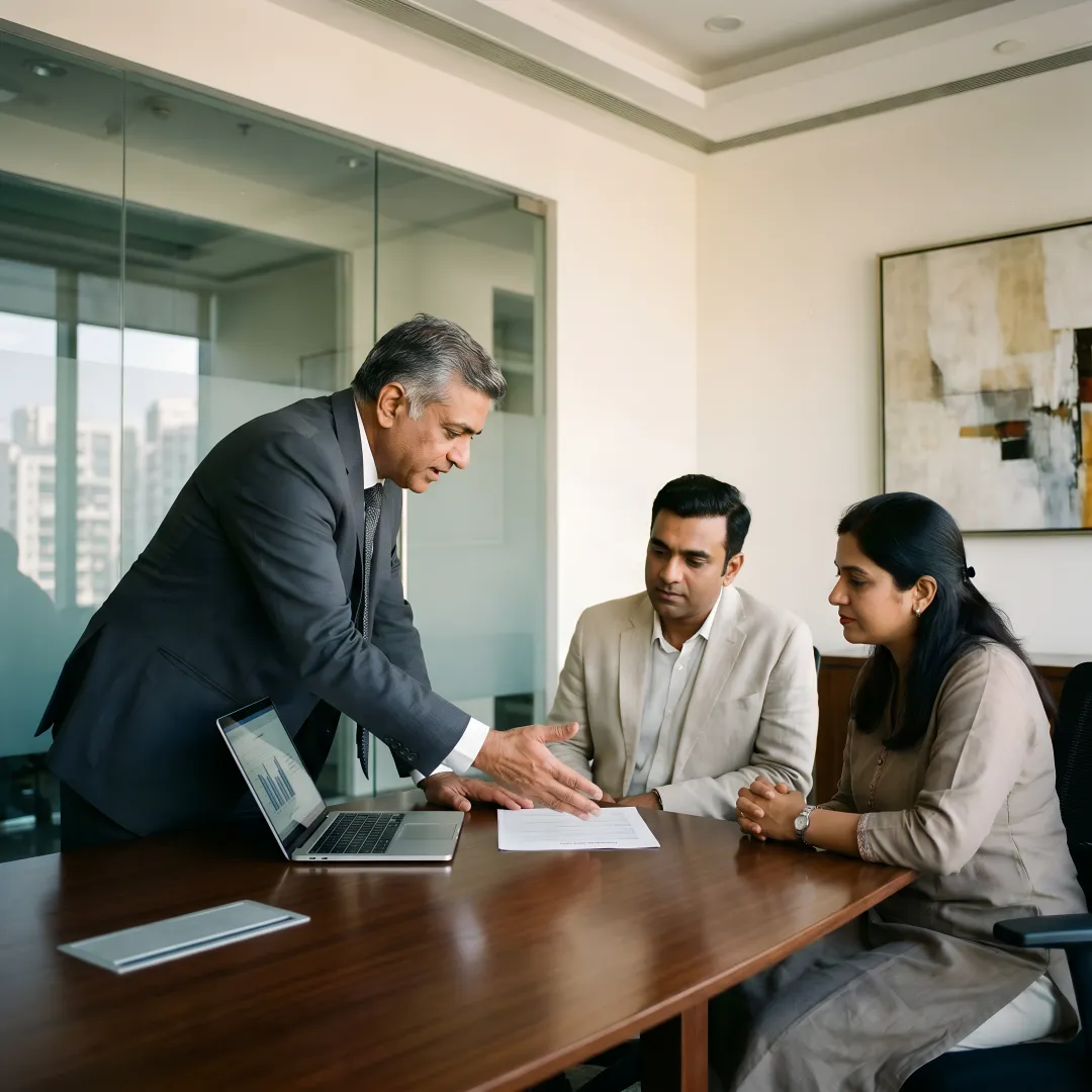 Cross-border tax planning consultation with advisor