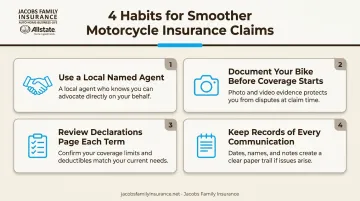 Four habits to reduce motorcycle insurance claims friction and avoid complaint statistics