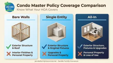 Bare walls single entity and all-in master policy coverage comparison