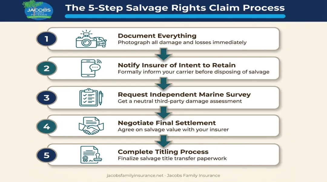 5-step process to claim salvage rights on a wrecked boat